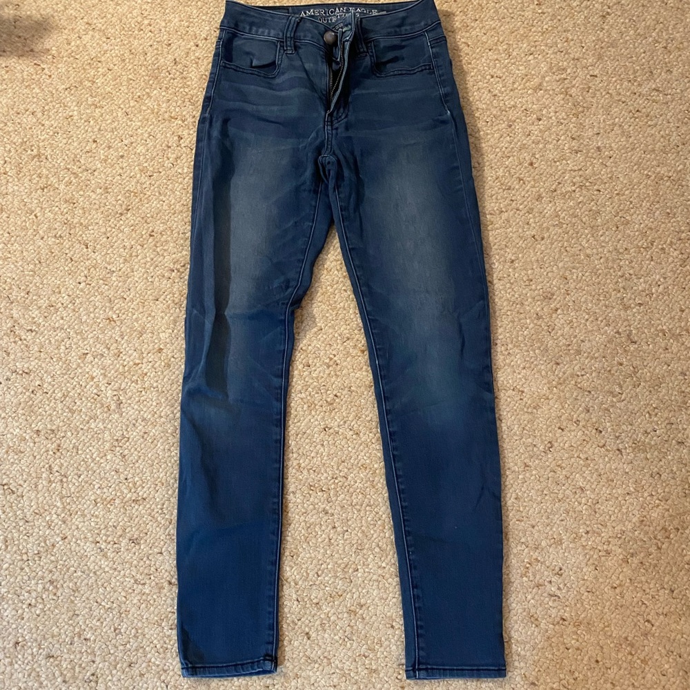 AEO super stretch hi-rise jegging